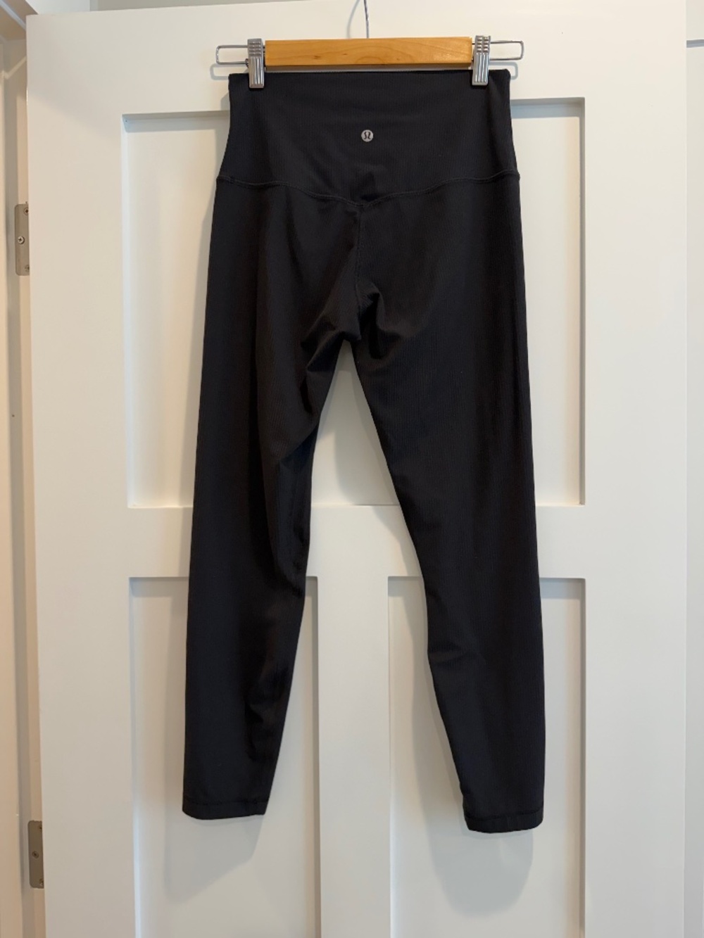 Black Lululemon Align Ribbed High-Rise Pant 25" SIZE 8